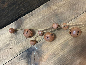 Rusty Bell Garland